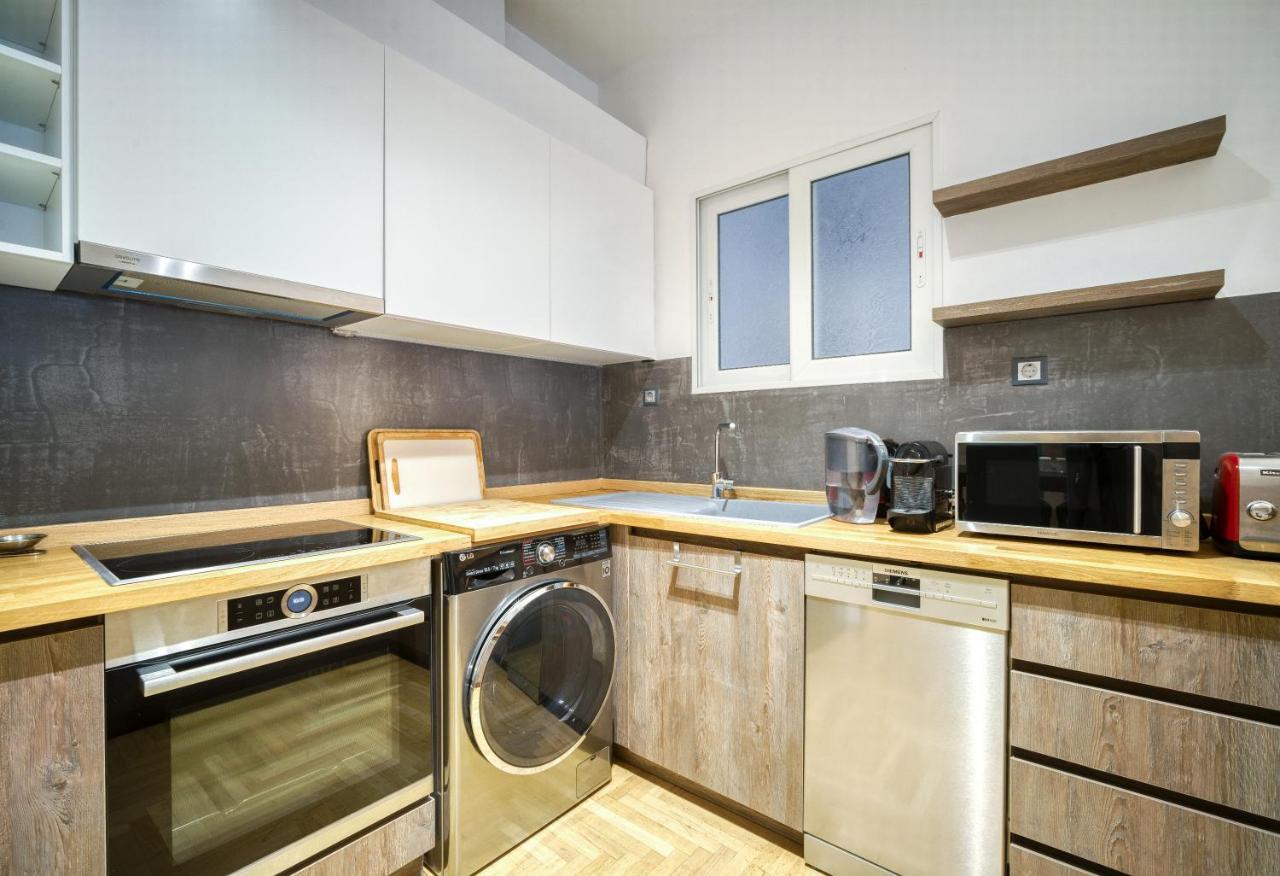 Delightful Stylish Two Bedroom Condo In Hip Area Of Central Athene Buitenkant foto